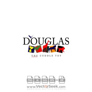 Douglas Cuddle Toy Logo Vector