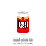 Duff Beer Logo Vector