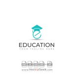 E Education Logo Template