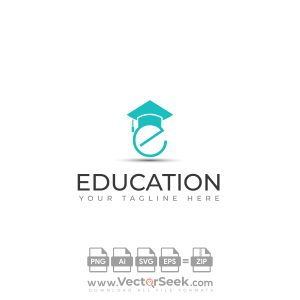 E Education Logo Template