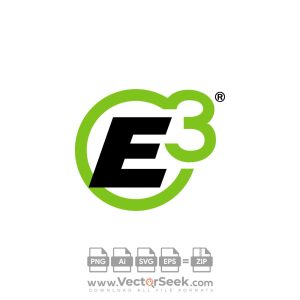 E3® Spark Plugs Logo Vector