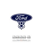 Ford V8 Logo Vector