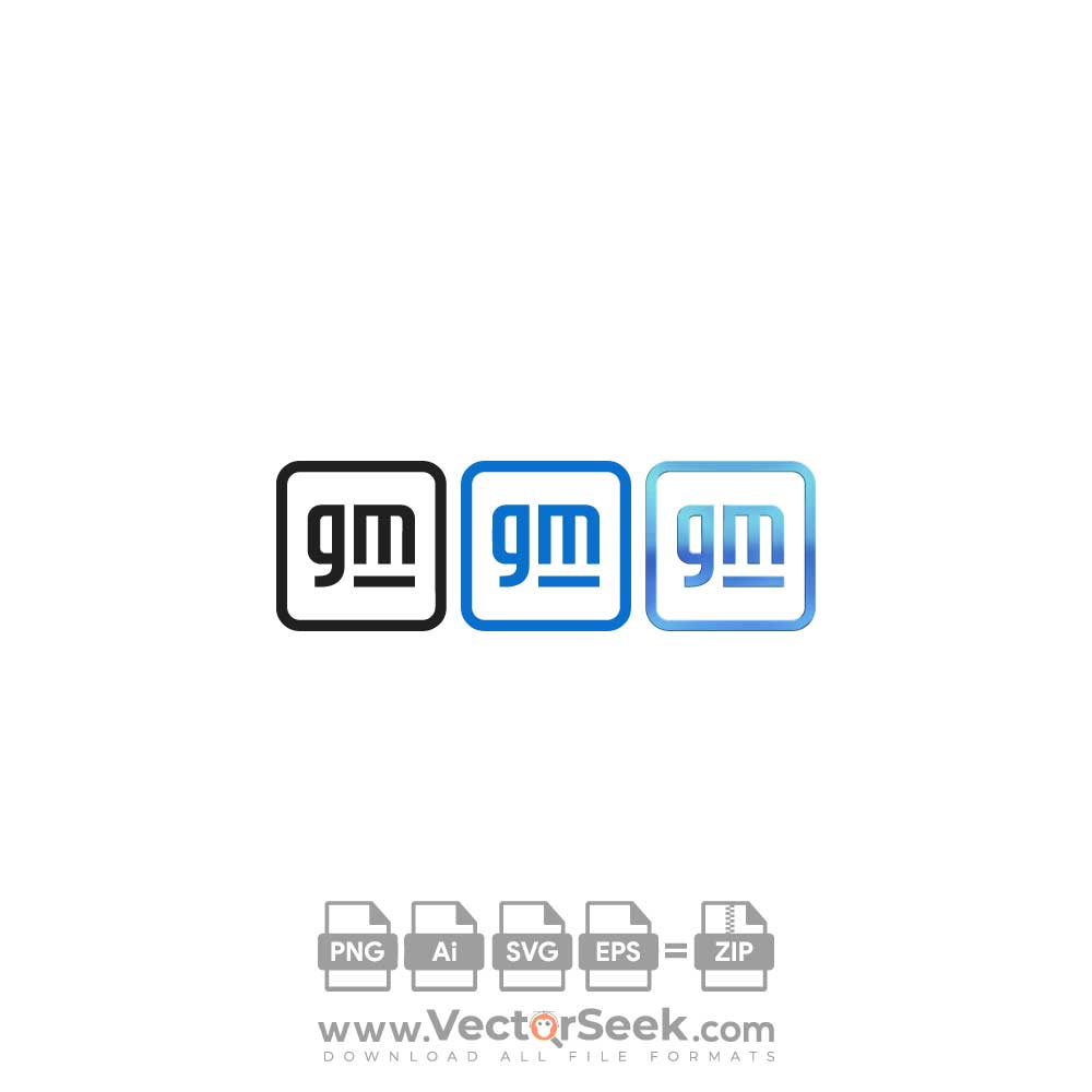 GM General Motors New 2021 Logo PNG vector in SVG, PDF, AI, CDR format