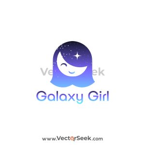 Galaxy Girl Logo Template