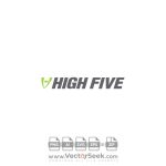 High Five Logo Vector