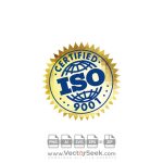 ISO 9001 Certified Logo Vector