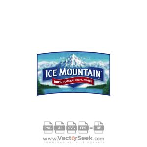 Ice Mountain Logo Vector