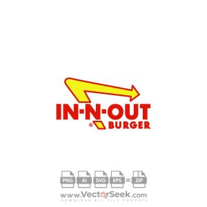 In N Out Burger Logo Vector