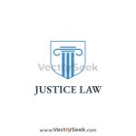 Justice Law Logo Template