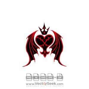 Kingdom Hearts   King of Heartless Logo Vector