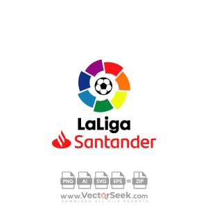 La Laliga Santander Logo Vector