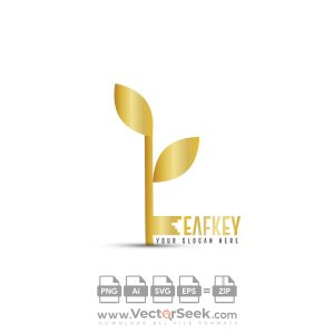 Leaf Key Logo Template