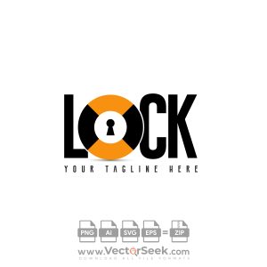 Lock Logo Template