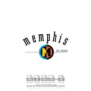 Memphis Car Audio Logo Vector