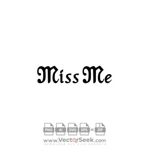 Miss Me Logo Vector