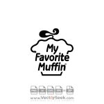 My Favorite Muffin Logo Vector