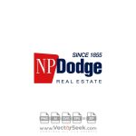 NP Dodge Real Estate Logo Vector