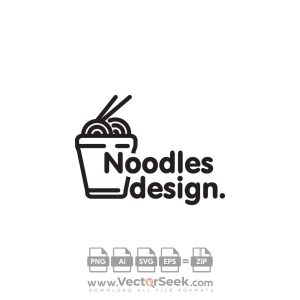 Noodles Design Logo Vector