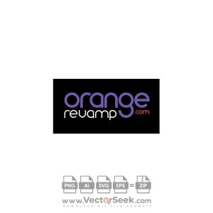 Orange Revamp Logo Vector