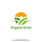 Organic Grain Agriculture Logo Template