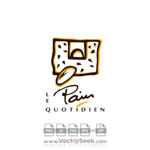 Pain le Quotidien Logo Vector