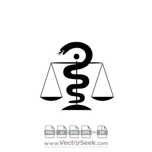 Pharmacy Snake Logo Vector