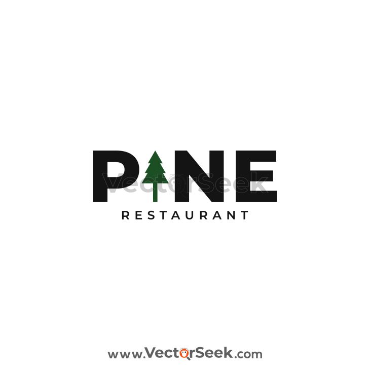 Pine restaurant logo template ai png svg eps free download 