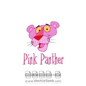 Pink Panther Logo Vector