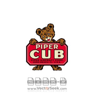 Piper Cub (Antique) Logo Vector