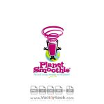 Planet Smoothie Logo Vector