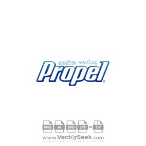 Propel Active Water Logo Vector