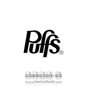 Puffs Logo Vector