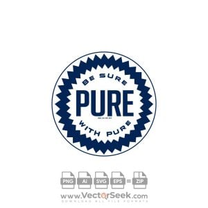 Pure Oil Company Logo Vector