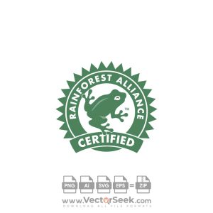 Rainforest Alliance Certified Logo Vector