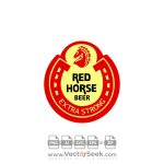 Red Horse Beer Logo Vector