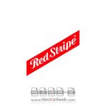 Red Stripe Logo Vector