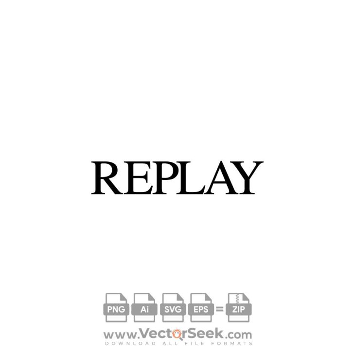 Replay New Logo Vector - (.Ai .PNG .SVG .EPS Free Download)