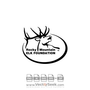 Rocky Mountain Elk Foundation Logo Vector
