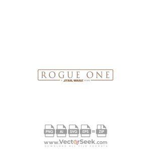 Rogue One A Star Wars Story Logo Vector