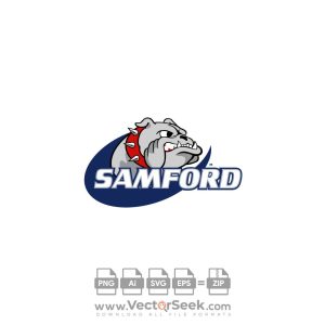 Samford Bulldogs Logo Vector