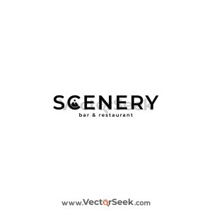 Scenery Bar & Restaurant Logo Template