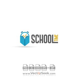 School Time Logo Template