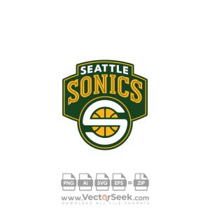 Seattle Sonics 2001 2008 Logo Vector