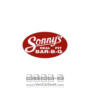 Sonny’s Real Pit Bar B Q Logo Vector