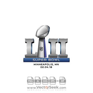 Super Bowl LII Logo Vector