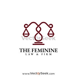The Feminine Law & Firm Logo Template 01