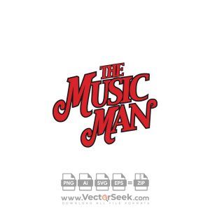 The Music Man Logo Vector