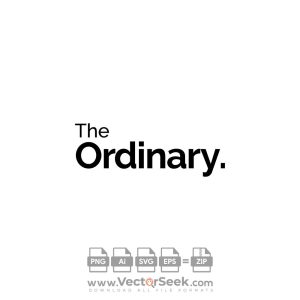 The Ordinary Logo Vector