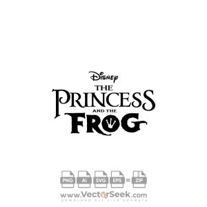 The Princess And The Frog Logo Vector
