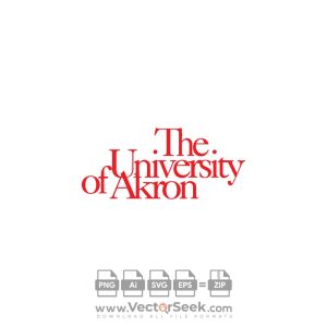 The University of Akron Logo Vector